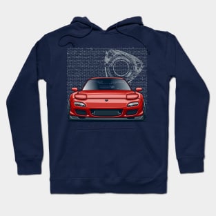 Red RX7 Hoodie